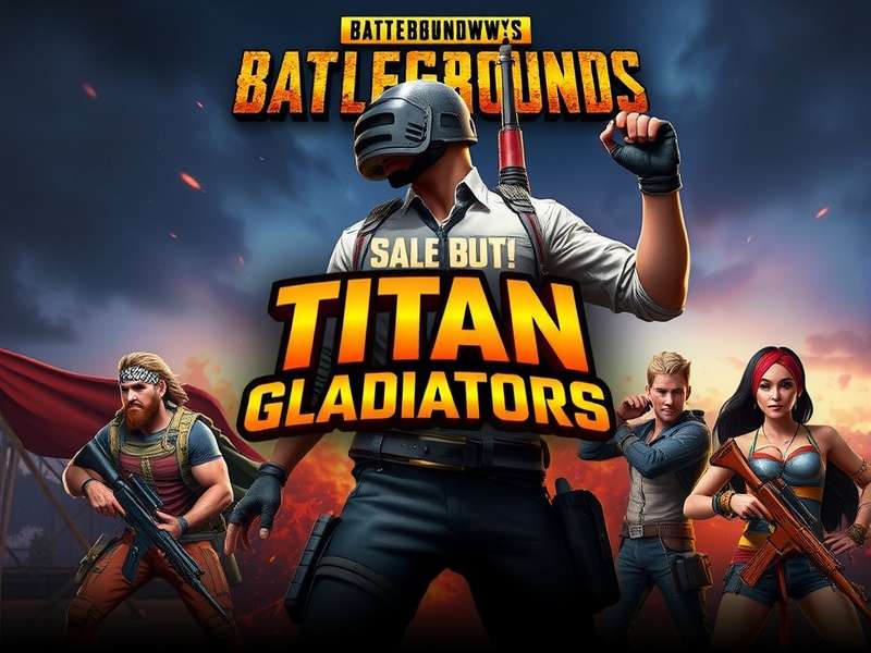 PUBG Titan Gladiators Game Banner